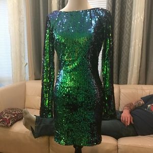 Dress the Population mini sequin dress
